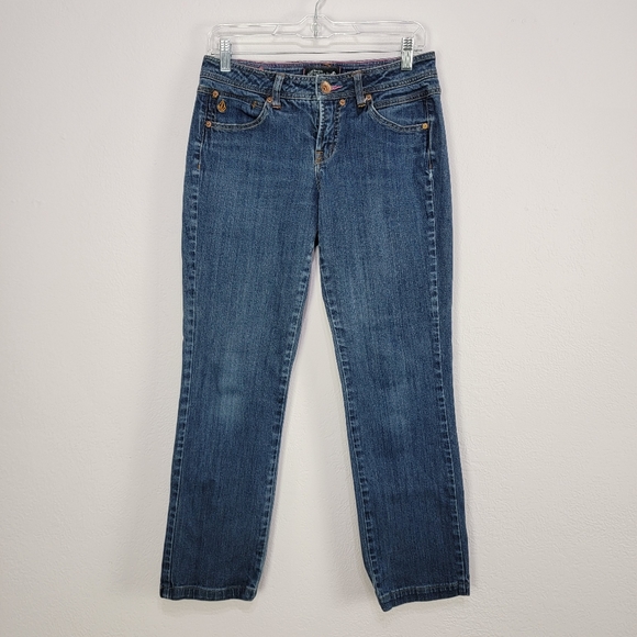 Volcom Modern Straight Low Rise Jeans Size 9 - Picture 11 of 15